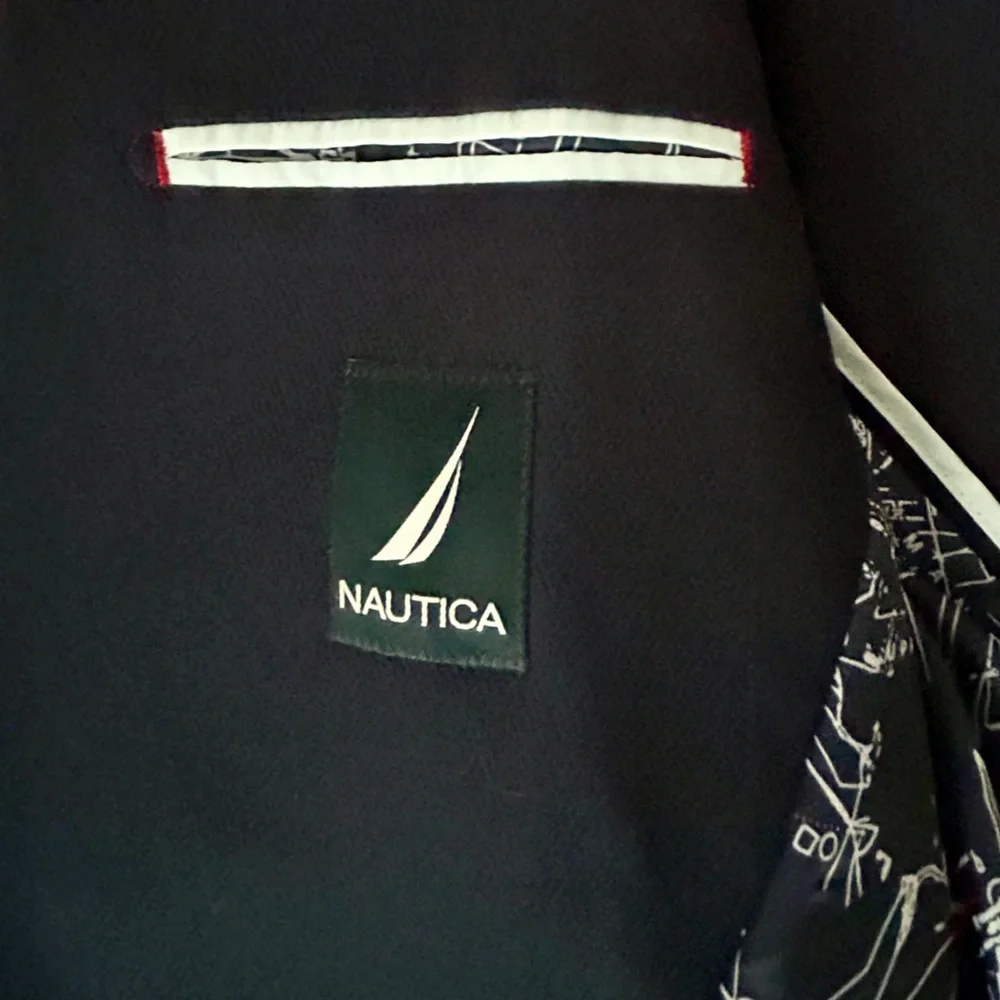 Nautica Men's Navy Sport Coat Blazer Size 38 Short - Picture 8 of 9